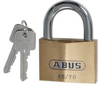ABUS Cadenas cylindrique 85/70 gl largeur du corps de verrou 70 mm laiton fer...