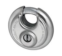ABUS Cadenas Diskus 26/70 – résistant aux intempéries, cylindre anti-perçage, sécurité ABUS 8, argenté