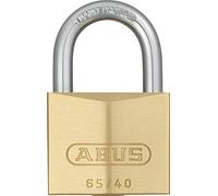 Cadenas à clé - laiton - anse cémentée - par 3 - 65/40 Triple ABUS