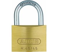 Abus Cadenas En Laiton Nr45/45mm-sb- | Cylindre à goupille de précision avec goupilles à tête de champignon - Verrouillage automatique - Anse en acier trempé - 44