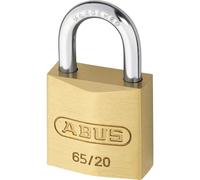 ABUS Cadenas laiton 65/20 - Cadenas pour valises - corps du cadenas en laiton massif - anse en acier trempé - de sécurité ABUS 3