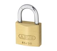 ABUS Cadenas laiton 65/30 - Lot de 2, fermeture identique - corps du cadenas en laiton massif - anse en acier trempé - de sécurité ABUS 4