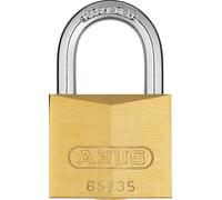 ABUS Cadenas laiton 65/35 - Serrure de cave, de casier, etc. - corps de serrure en laiton massif - anse en acier trempé - niveau de sécurité ABUS 4