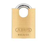 ABUS Cadenas 65CS/50 - Corps en laiton, anse acier trempé, protection anse - Sécurité ABUS 6