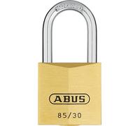 ABUS Cadenas laiton 85/30HB24 - avec anse haute - pour portes de caves, remises et autres. - résistant aux intempéries, anse en acier trempé - niveau de sécurité 5
