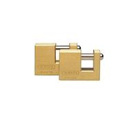 Abus - Cadenas laiton de sureté rectangulaire - 63 mm