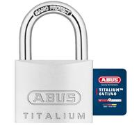ABUS Cadenas Titalium 64TI/40 - corps aluminium spécial, anse acier trempé - niveau de sécurité 5