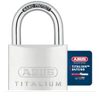 ABUS Cadenas Titalium 64TI/60 – corps aluminium spécial, anse acier trempé, niveau de sécurité ABUS 6