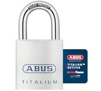 ABUS Cadenas Titalium 80TI/40 - Cadenas pour cave à corps léger et massif en aluminium spécial - Niveau de sécurité 6 - Argenté