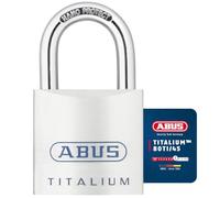 ABUS Cadenas Titalium 80TI/45 - Cadenas pour cave à corps léger et massif en aluminium spécial - Niveau de sécurité 7 - Argenté