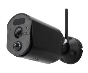 ABUS Caméra Supplémentaire EasyLook BasicSet PPDF17520 - sans Fil, Noir | Caméra extérieure/intérieure IP65, angle 120°, vision nocturne couleur, détection personnes, interphone, autonomie 6 mois