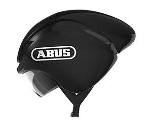 ABUS Casque contre la montre Gamechanger TT - Casque de vélo aérodynamique avec des propriétés de ventilation optimales pour femmes et hommes - Noir brillant, taille L