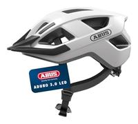 ABUS Casque de vélo Aduro 3.0 LED - Casque de ville sportif au design élégant pour des tours quotidiens et sportifs - avec feu arrière - pour femmes et hommes