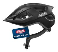 ABUS Casque de vélo Aduro 3.0 LED - Casque de ville sportif au design élégant pour des tours quotidiens et sportifs - avec feu arrière - pour femmes et hommes