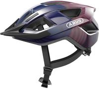 Casque de vélo ABUS Aduro 3.0 LED - Casque de ville sportifDans un design élégant pour les visites quotidiennes et sportives - avec feu arrière - pour femmes et hommes - taille M, violet