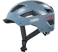 ABUS Casque de vélo avec lumière - Hyban 2.0 LED - Avant et arrière et Coque Rigide Robuste - pour Homme et Femme