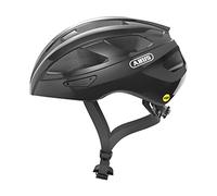 Abus Casque de vélo de course ABUS Macator MIPS - casque de vélo pour débutants avec visière - adapté aux porteurs de queue de cheval - pour femmes et hommes