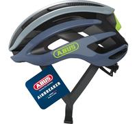 ABUS Casque de vélo de course AirBreaker, Gris clair (teinte bleue), Taille S