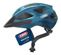 ABUS Casque de vélo de course Macator - Casque de vélo sportif pour débutants - aussi pour les porteurs de tresses - pour femmes et hommes
