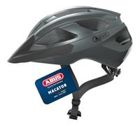 ABUS Casque de vélo de course Macator - Casque de vélo sportif pour débutants - aussi pour les porteurs de tresses - pour femmes et hommes