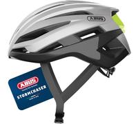ABUS Casque vélo StormChaser - Léger et confortable - Argenté S