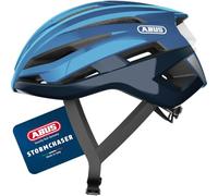 ABUS Casque de vélo StormChaser – léger et confortable pour cyclisme professionnel – Bleu acier S