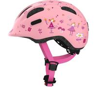 ABUS Casque de vélo enfant Smiley 2.0 Rose Princess - Rose S = 45 - 50 cm