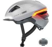 ABUS Casque de vélo HYP-E - Casque avec lumière frontale, lumière arrière et lumière clignotante - convient aussi pour faire du vélo sur E-Bike et S-Pedelec - pour jeunes et adultes