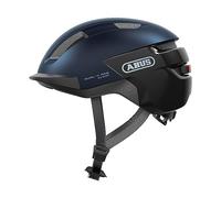 Casque Abus Purl-Y Ace avec feu pour vélo ( Bleu Midnight blue / L )
