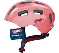 ABUS Casque de vélo Youn-I 2.0 - avec lumière pour enfants, adolescents et jeunes adultes - pour filles et garçons