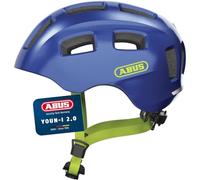 ABUS Casque de vélo Youn-I 2.0 - avec lumière pour enfants, adolescents et jeunes adultes - pour filles et garçons