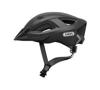 ABUS Casque de Ville Aduro 2.0 - Casque de vélo Polyvalent avec lumière - dans Un Design Sportif pour la Circulation en Ville - pour Hommes et Femmes - Noir Mat, Taille L