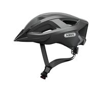 ABUS Casque de ville Aduro 2.0 - Casque de vélo polyvalent avec lumière - dans un design sportif pour la circulation en ville - pour hommes et femmes - Titan (grisâtre), taille S