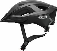 ABUS Casque de ville Aduro 2.0 - Casque de vélo polyvalent avec lumière - dans un design sportif pour le trafic urbain - pour femmes et hommes - Titan (grisâtre), taille L (58-62 cm)