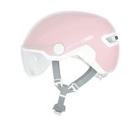 ABUS Casque de Ville HUD-Y ACE - Casque de vélo stylé avec visière et feu arrière LED magnétique et Rechargeable - pour Hommes et Femmes
