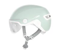 ABUS Casque de Ville HUD-Y ACE - Casque de vélo stylé avec visière et feu arrière LED magnétique et Rechargeable - pour Hommes et Femmes