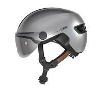 Abus Hud-Y Ace - Casque vélo urbain Gleam Silver M (54 - 58 cm)