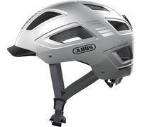 ABUS Casque de ville Hyban 2.0 - Casque de vélo avec feu arrière, coque dure en ABS, bonne forme - pour femmes et hommes