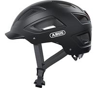 ABUS Casque de ville Hyban 2.0 - Casque de vélo avec feu arrière, coque dure en ABS, bonne forme - pour femmes et hommes
