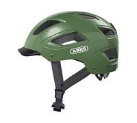 ABUS Casque de ville Hyban 2.0 - Casque de vélo avec feu arrière, coque dure en ABS, bonne forme - pour femmes et hommes