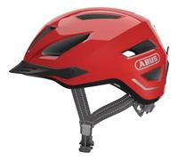 ABUS Casque de ville Pedelec 2.0 - Casque de vélo avec feu arrière et capuche de pluie - pour le trafic urbain - pour femmes et hommes