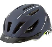 ABUS Casque de ville Pedelec 2.0 - Casque de vélo avec feu arrière et capuche de pluie - pour le trafic urbain - pour femmes et hommes