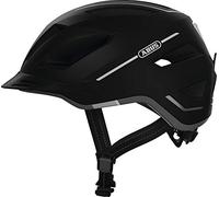 ABUS Casque de ville Pedelec 2.0 - Casque de vélo avec feu arrière et capuche de pluie - pour le trafic urbain - pour femmes et hommes