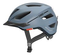 ABUS Casque de ville Pedelec 2.0 - Casque de vélo avec feu arrière et capuche de pluie - pour le trafic urbain - pour femmes et hommes