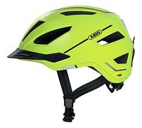 ABUS Casque de ville Pedelec 2.0 MIPS - casque de vélo avec feu arrière, visière, capuche anti-pluie et protection contre les chocs MIPS - pour femmes et hommes