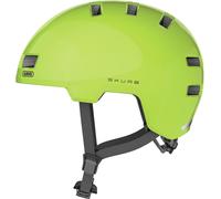 ABUS Casque de ville Skurb - Casque de vélo robuste pour le quotidien, le skate, le BMX ou le longboard - Jaune, taille M (55-59 cm)