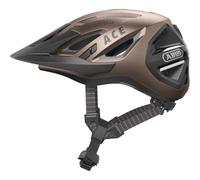 ABUS Casque de ville Urban-I 3.0 ACE - casque cycliste sportif avec feu arrière LED, visière rallongée et fermeture magnétique - pour femmes et hommes