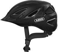 ABUS Casque de ville Urban-I 3.0 - casque de vélo avec feu arrière, visière et fermeture magnétique - pour hommes et femmes