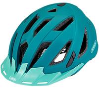 ABUS Casque de ville Urban-I 3.0 - casque de vélo avec feu arrière, visière et fermeture magnétique - pour hommes et femmes
