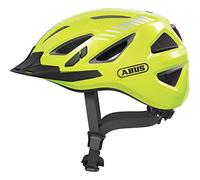ABUS Casque de ville Urban-I 3.0 - casque de vélo avec feu arrière, visière et fermeture magnétique - pour hommes et femmes